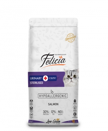 Felicia Az Tahıllı 2 Kg Sterilised Somonlu HypoAllergenic Kedi Maması