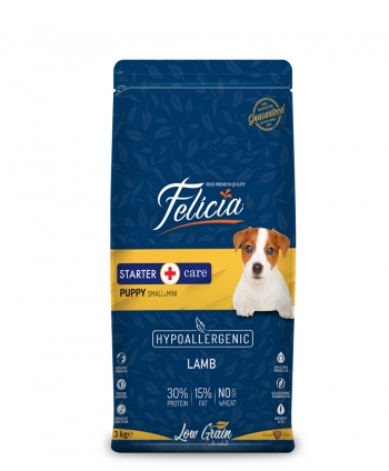 Felicia Az Tahıllı 3 Kg Yavru Kuzulu Small/Mini HypoAllergenic Köpek Maması