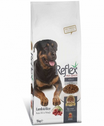 Reflex Kuzulu Pirinçli Yetişkin Köpek Maması 15 Kg