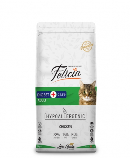 Felicia Az Tahıllı 2 Kg Yetişkin Tavuklu HypoAllergenic Kedi Maması